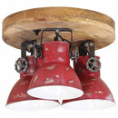 loftlampe 25 W 35x35x25 cm E27 rustik rød