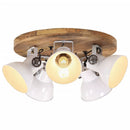 loftlampe 50x50x25 cm 25 W E27 hvid
