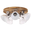 loftlampe 50x50x25 cm 25 W E27 hvid