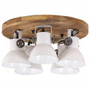 loftlampe 50x50x25 cm 25 W E27 hvid