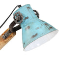 skrivebordslampe 25 W 23x18x96 cm E27 rustik blå