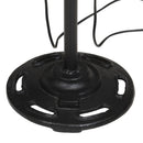 gulvlampe 25 W 25x25x90/140 cm E27 rustik blå