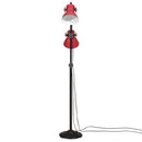 gulvlampe 25 W 25x25x90/140 cm E27 rustik rød
