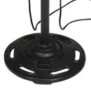 gulvlampe 25 W 25x25x90/140 cm E27 rustik rød