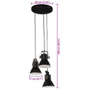 pendel25 W rund 30x30x100 cm E27 sort