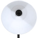 gulvlampe 61x61x90/150 cm 25 W E27 hvid