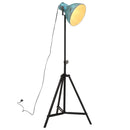 gulvlampe 25 W 61x61x90/150 cm E27 rustik blå