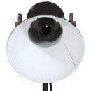 gulvlampe 35x35x65/95 cm 25 W E27 sort