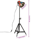 gulvlampe 35x35x65/95 cm 25 W E27 flerfarvet