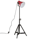 gulvlampe 25 W 35x35x65/95 cm E27 rustik rød