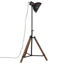 gulvlampe 75x75x90-150 cm 25 W E27 sort