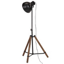 gulvlampe 75x75x90-150 cm 25 W E27 sort