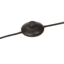gulvlampe 75x75x90-150 cm 25 W E27 sort