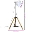 gulvlampe 75x75x90-150 cm 25 W E27 hvid