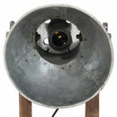 skrivebordslampe 30x17x40 cm 25 W E27 vintagesølv