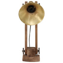 skrivebordslampe 23x13x52 cm 25 W E27 antik messingfarve