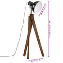 gulvlampe 45x45x120 cm 25 W E27 sort
