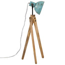 gulvlampe 45x45x120 cm 25 W E27 rustik blå