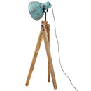 gulvlampe 45x45x120 cm 25 W E27 rustik blå