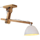 loftlampe 105x30x65-108 cm 25 W E27 hvid