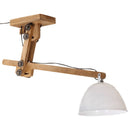 loftlampe 105x30x65-108 cm 25 W E27 hvid