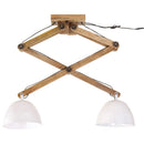 loftlampe 29x18x85 cm 25 W E27 hvid