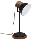 skrivebordslampe 25 W 17x17x50 cm E27 sort