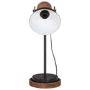 skrivebordslampe 25 W 17x17x50 cm E27 sort