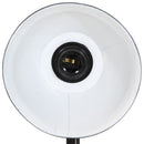 skrivebordslampe 25 W 17x17x50 cm E27 sort