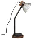 skrivebordslampe 18x18x60 cm 25 W E27 vintagesølv
