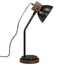 skrivebordslampe 25 W 18x18x60 cm E27 sort