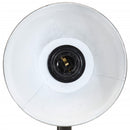 skrivebordslampe 25 W 18x18x60 cm E27 sort