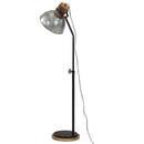 gulvlampe 30x30x100-150 cm 25 W E27 vintagesølv