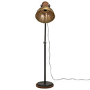 gulvlampe 30x30x100-150 cm 25 W E27 antik messingfarve