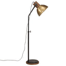 gulvlampe 30x30x100-150 cm 25 W E27 antik messingfarve