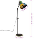 gulvlampe 30x30x100-150 cm 25 W E27 flerfarvet