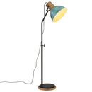 gulvlampe 25 W 30x30x100-150 cm E27 rustik blå