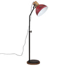 gulvlampe 25 W 30x30x100-150 cm E27 rustik rød