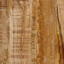 sofabord 35x35x45 cm massivt mangotræ og jern