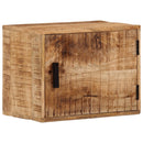 væghængt sengebord 40x30x25 cm massivt mangotræ