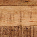 væghængt sengebord 40x30x25 cm massivt mangotræ