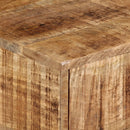 væghængt sengebord 40x30x13,5 cm massivt mangotræ