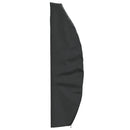 overtræk til haveparasol 280x30/81/45 cm 420D oxfordstof sort