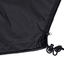 overtræk til haveparasol 280x30/81/45 cm 420D oxfordstof sort