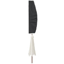 overtræk til haveparasol 265x50/70/40 cm 420D oxfordstof sort