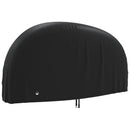 cykelovertræk 200x70x110 cm 190T oxfordstof sort