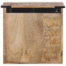 sengebord 40x30x37 cm massivt mangotræ