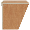 kaninfoderautomat 25x18,5x20,5 cm massivt fyrretræ
