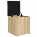 opbevaringsbænk Sonoma eg 42x42x45 cm konstrueret træ