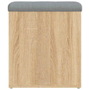 opbevaringsbænk Sonoma eg 42x42x45 cm konstrueret træ